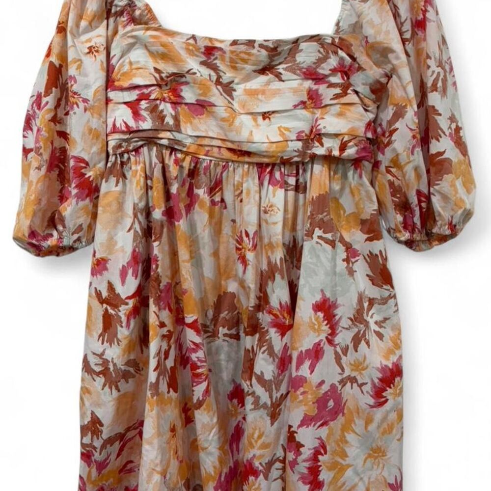 Abercrombie & Fitch Emerson Floral Puff Sleeve Mini Dress Medium